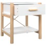 Mesitas de noche 2 uds madera contrachapada blanco 42x38x45 cm de vidaXL, Mesitas de noche - Ref: Foro24-345655, Precio: 103,...