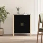 Aparador de madera contrachapada negro 62x38x70 cm de vidaXL, Aparadores - Ref: Foro24-345670, Precio: 80,88 €, Descuento: %