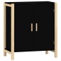 Aparador de madera contrachapada negro 62x38x70 cm de vidaXL, Aparadores - Ref: Foro24-345670, Precio: 81,86 €, Descuento: %