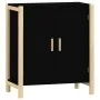 Aparador de madera contrachapada negro 62x38x70 cm de vidaXL, Aparadores - Ref: Foro24-345670, Precio: 80,88 €, Descuento: %