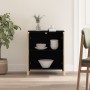 Aparador de madera contrachapada negro 62x38x70 cm de vidaXL, Aparadores - Ref: Foro24-345670, Precio: 81,86 €, Descuento: %