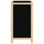 Aparador de madera contrachapada negro 62x38x70 cm de vidaXL, Aparadores - Ref: Foro24-345670, Precio: 81,86 €, Descuento: %