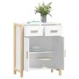 Aparador de madera contrachapada blanco 62x38x75 cm de vidaXL, Aparadores - Ref: Foro24-345675, Precio: 94,97 €, Descuento: %