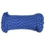Cuerda de barco polipropileno azul 4 mm 25 m de vidaXL, Sogas y cuerdas metálicas - Ref: Foro24-152433, Precio: 8,94 €, Descu...