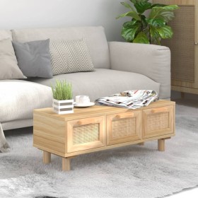 Mesa de centro madera contrachapada y pino marrón 80x40x30 cm de vidaXL, Mesas de centro - Ref: Foro24-345620, Precio: 109,71...