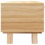 Mesa de centro madera contrachapada y pino marrón 80x40x30 cm de vidaXL, Mesas de centro - Ref: Foro24-345620, Precio: 121,05...