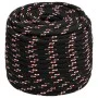 Black polypropylene boat rope 16 mm 100 m by vidaXL, Ropes and metal cords - Ref: Foro24-152362, Price: 84,32 €, Discount: %