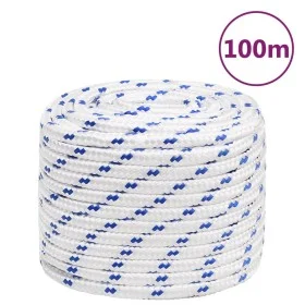 Cuerda de barco polipropileno blanco 16 mm 100 m de vidaXL, Sogas y cuerdas metálicas - Ref: Foro24-152309, Precio: 83,70 €, ...