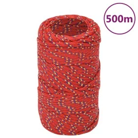Cuerda de barco polipropileno rojo 2 mm 500 m de vidaXL, Sogas y cuerdas metálicas - Ref: Foro24-152374, Precio: 21,88 €, Des...