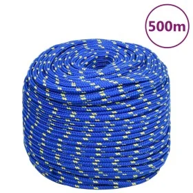 Cuerda de barco polipropileno azul 10 mm 500 m de vidaXL, Sogas y cuerdas metálicas - Ref: Foro24-152457, Precio: 141,86 €, D...