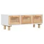 Mesa de centro madera contrachapada y de pino blanco 80x40x30cm de vidaXL, Mesas de centro - Ref: Foro24-345618, Precio: 110,...