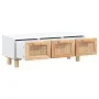 Plywood and white pine coffee table 80x40x30cm by vidaXL, Coffee table - Ref: Foro24-345618, Price: 110,92 €, Discount: %