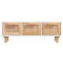 Mesa de centro madera contrachapada y de pino blanco 80x40x30cm de vidaXL, Mesas de centro - Ref: Foro24-345618, Precio: 122,...
