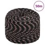 Cuerda de barco polipropileno negra 8 mm 50 m de vidaXL, Sogas y cuerdas metálicas - Ref: Foro24-152343, Precio: 18,21 €, Des...