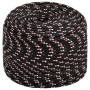 Cuerda de barco polipropileno negra 8 mm 50 m de vidaXL, Sogas y cuerdas metálicas - Ref: Foro24-152343, Precio: 16,87 €, Des...