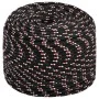 Cuerda de barco polipropileno negra 8 mm 50 m de vidaXL, Sogas y cuerdas metálicas - Ref: Foro24-152343, Precio: 18,21 €, Des...