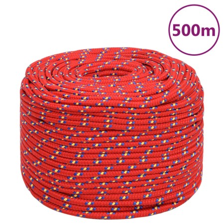 Cuerda de barco polipropileno rojo 10 mm 500 m de vidaXL, Sogas y cuerdas metálicas - Ref: Foro24-152404, Precio: 139,36 €, D...
