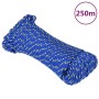 Cuerda de barco polipropileno azul 3 mm 250 m de vidaXL, Sogas y cuerdas metálicas - Ref: Foro24-152431, Precio: 21,45 €, Des...