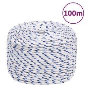 Cuerda de barco polipropileno blanco 10 mm 100 m de vidaXL, Sogas y cuerdas metálicas - Ref: Foro24-152296, Precio: 44,37 €, ...