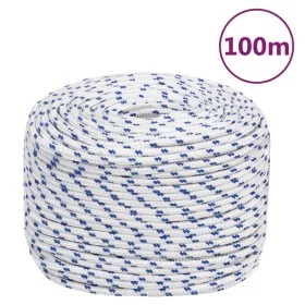 Cuerda de barco polipropileno blanco 10 mm 100 m de vidaXL, Sogas y cuerdas metálicas - Ref: Foro24-152296, Precio: 46,56 €, ...
