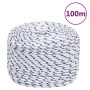 Cuerda de barco polipropileno blanco 10 mm 100 m de vidaXL, Sogas y cuerdas metálicas - Ref: Foro24-152296, Precio: 44,37 €, ...