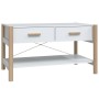 Mesa de centro madera contrachapada blanco 82x48x45 cm de vidaXL, Mesas de centro - Ref: Foro24-345663, Precio: 54,68 €, Desc...