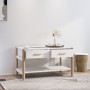 Mesa de centro madera contrachapada blanco 82x48x45 cm de vidaXL, Mesas de centro - Ref: Foro24-345663, Precio: 54,68 €, Desc...
