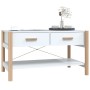 Mesa de centro madera contrachapada blanco 82x48x45 cm de vidaXL, Mesas de centro - Ref: Foro24-345663, Precio: 54,68 €, Desc...