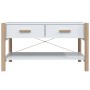 Mesa de centro madera contrachapada blanco 82x48x45 cm de vidaXL, Mesas de centro - Ref: Foro24-345663, Precio: 54,68 €, Desc...