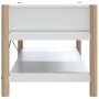 Mesa de centro madera contrachapada blanco 82x48x45 cm de vidaXL, Mesas de centro - Ref: Foro24-345663, Precio: 54,68 €, Desc...