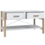 Mesa de centro madera contrachapada blanco 82x48x45 cm de vidaXL, Mesas de centro - Ref: Foro24-345663, Precio: 54,68 €, Desc...