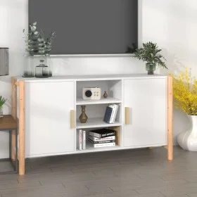White plywood sideboard 107x38x60 cm by vidaXL, Sideboards - Ref: Foro24-345678, Price: 76,80 €, Discount: %