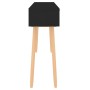 Mesa consola madera pino maciza ratán natural negro 105x30x75cm de vidaXL, Mesas auxiliares - Ref: Foro24-345628, Precio: 152...