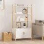 Aparador alto madera contrachapada blanco 80x40x153 cm de vidaXL, Aparadores - Ref: Foro24-345702, Precio: 143,95 €, Descuent...