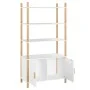 Aparador alto madera contrachapada blanco 80x40x153 cm de vidaXL, Aparadores - Ref: Foro24-345702, Precio: 143,95 €, Descuent...