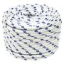 Cuerda de barco polipropileno blanco 14 mm 100 m de vidaXL, Sogas y cuerdas metálicas - Ref: Foro24-152305, Precio: 73,92 €, ...