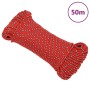 Cuerda de barco polipropileno rojo 5 mm 50 m de vidaXL, Sogas y cuerdas metálicas - Ref: Foro24-152386, Precio: 10,41 €, Desc...