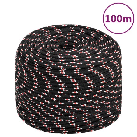 Cuerda de barco polipropileno negra 10 mm 100 m de vidaXL, Sogas y cuerdas metálicas - Ref: Foro24-152349, Precio: 35,95 €, D...