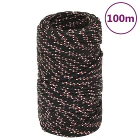 Cuerda de barco polipropileno negra 2 mm 100 m de vidaXL, Sogas y cuerdas metálicas - Ref: Foro24-152319, Precio: 11,63 €, De...