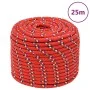 Cuerda de barco polipropileno rojo 14 mm 25 m de vidaXL, Sogas y cuerdas metálicas - Ref: Foro24-152409, Precio: 23,14 €, Des...