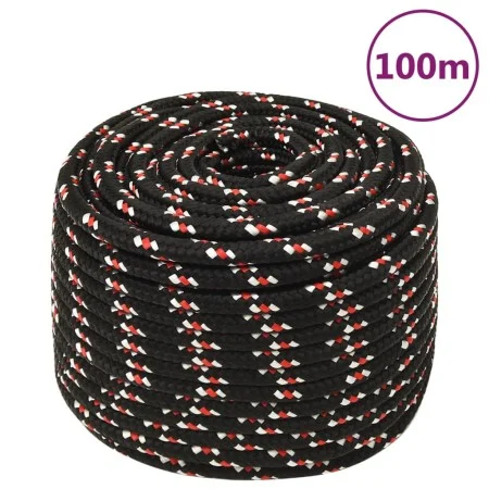 Cuerda de barco polipropileno negra 14 mm 100 m de vidaXL, Sogas y cuerdas metálicas - Ref: Foro24-152358, Precio: 61,02 €, D...