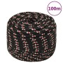 Cuerda de barco polipropileno negra 14 mm 100 m de vidaXL, Sogas y cuerdas metálicas - Ref: Foro24-152358, Precio: 61,95 €, D...