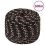 Cuerda de barco polipropileno negra 14 mm 100 m de vidaXL, Sogas y cuerdas metálicas - Ref: Foro24-152358, Precio: 61,02 €, D...