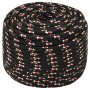 Cuerda de barco polipropileno negra 14 mm 100 m de vidaXL, Sogas y cuerdas metálicas - Ref: Foro24-152358, Precio: 61,95 €, D...