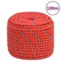 Cuerda de barco polipropileno rojo 18 mm 100 m de vidaXL, Sogas y cuerdas metálicas - Ref: Foro24-152419, Precio: 92,83 €, De...