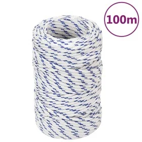 Cuerda de barco polipropileno blanco 2 mm 100 m de vidaXL, Sogas y cuerdas metálicas - Ref: Foro24-152266, Precio: 12,69 €, D...
