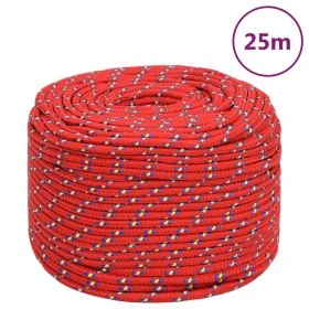 Cuerda de barco polipropileno rojo 10 mm 25 m de vidaXL, Sogas y cuerdas metálicas - Ref: Foro24-152400, Precio: 16,11 €, Des...