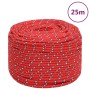 Cuerda de barco polipropileno rojo 10 mm 25 m de vidaXL, Sogas y cuerdas metálicas - Ref: Foro24-152400, Precio: 14,96 €, Des...