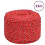 Red polypropylene boat rope 10 mm 25 m by vidaXL, Ropes and metal cords - Ref: Foro24-152400, Price: 16,11 €, Discount: %