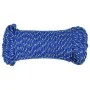 Blaues Polypropylen-Bootsseil 4 mm 50 m von vidaXL, Seile und Metallschnüre - Ref: Foro24-152434, Preis: 11,33 €, Rabatt: %